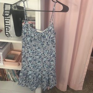 Altar’s State blue and white flowered dress